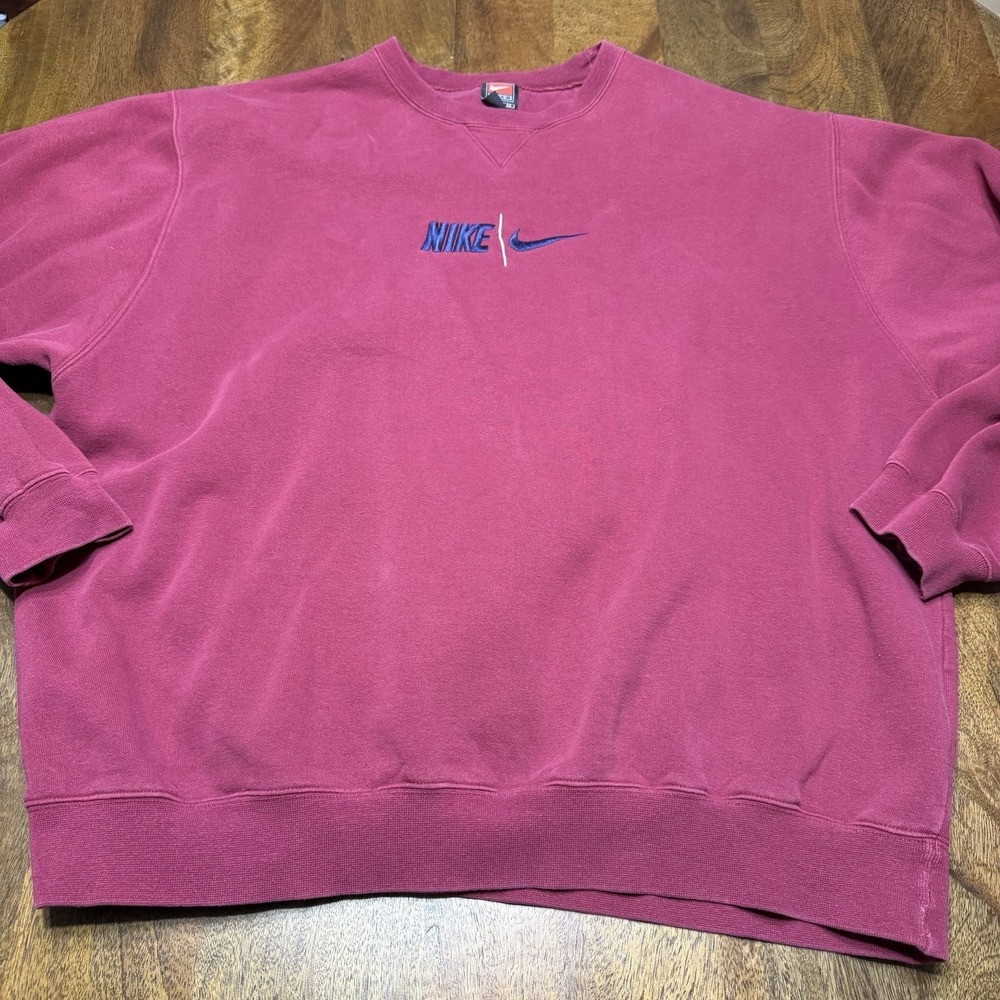 Vintage Nike Team Embroidered Logo Crewneck Sweatshirt XL
